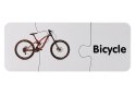 Puzzle Edukacyjne Układanka Transport 10 Połączeń LEAN TOYS