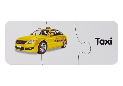 Puzzle Edukacyjne Układanka Transport 10 Połączeń LEAN TOYS Puzzle Edukacyjne Układanka Transport 10 Połączeń LEAN TOYS