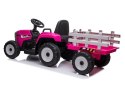 Traktor na Akumulator z Przyczepą XMX611 Różowy LEAN CARS
