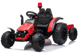 Traktor na akumulator z Przyczepą HZB-200 Czerwony LEAN CARS