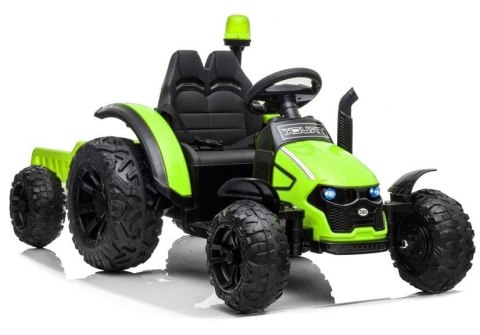 Traktor na akumulator z Przyczepą HZB-200 Zielony LEAN CARS