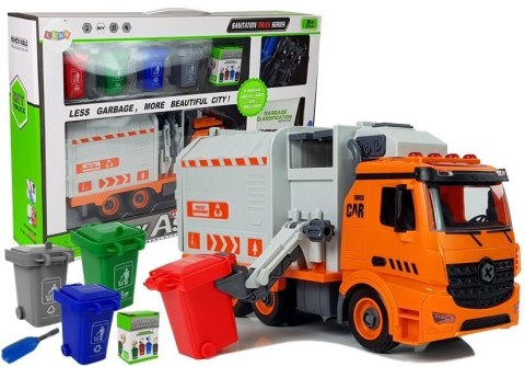 Zestaw DIY Śmieciarka Sorter Segregowanie Odpadów Gra Śrubokręt Dźwięk Efekty Świetlne LEAN Toys Zestaw DIY Śmieciarka Sorter Segregowanie Odpadów Gra Śrubokręt Dźwięk Efekty Świetlne LEAN Toys