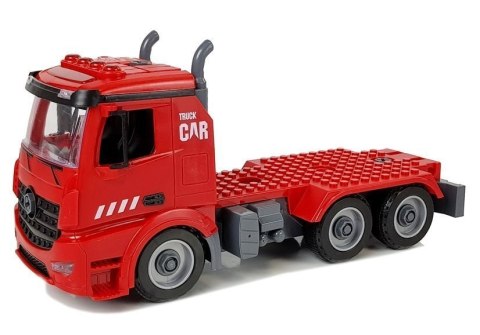 Zestaw DIY Wóz Strażacki 2w1 Wymienne Podnośniki Śrubokręt Dźwięk Efekty Świetlne Kask LEAN Toys Zestaw DIY Wóz Strażacki 2w1 Wymienne Podnośniki Śrubokręt Dźwięk Efekty Świetlne Kask LEAN Toys