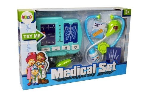 Zestaw Lekarski Aparatura Akcesoria Medyczne RTG Doktor LEAN Toys Zestaw Lekarski Aparatura Akcesoria Medyczne RTG Doktor LEAN Toys