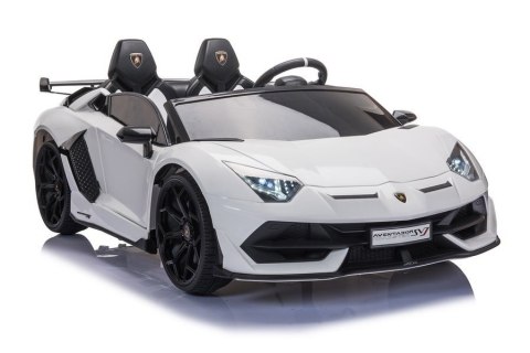 Auto na akumulator Lamborghini Aventador SX2028 Biały LEAN CARS Auto na akumulator Lamborghini Aventador SX2028 Biały LEAN CARS