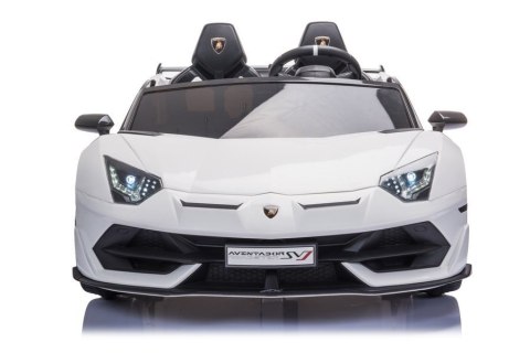 Auto na akumulator Lamborghini Aventador SX2028 Biały LEAN CARS Auto na akumulator Lamborghini Aventador SX2028 Biały LEAN CARS