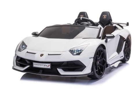 Auto na akumulator Lamborghini Aventador SX2028 Biały LEAN CARS Auto na akumulator Lamborghini Aventador SX2028 Biały LEAN CARS