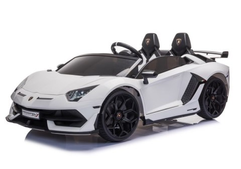Auto na akumulator Lamborghini Aventador SX2028 Biały LEAN CARS Auto na akumulator Lamborghini Aventador SX2028 Biały LEAN CARS
