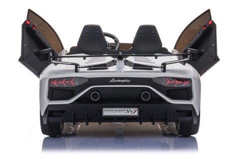 Auto na akumulator Lamborghini Aventador SX2028 Biały LEAN CARS Auto na akumulator Lamborghini Aventador SX2028 Biały LEAN CARS