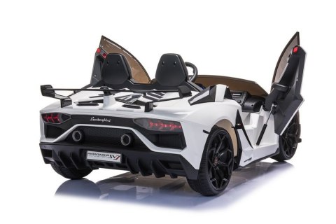 Auto na akumulator Lamborghini Aventador SX2028 Biały LEAN CARS Auto na akumulator Lamborghini Aventador SX2028 Biały LEAN CARS