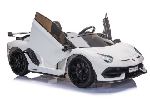 Auto na akumulator Lamborghini Aventador SX2028 Biały LEAN CARS Auto na akumulator Lamborghini Aventador SX2028 Biały LEAN CARS