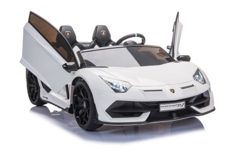 Auto na akumulator Lamborghini Aventador SX2028 Biały LEAN CARS Auto na akumulator Lamborghini Aventador SX2028 Biały LEAN CARS