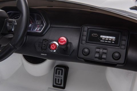 Auto na akumulator Lamborghini Aventador SX2028 Biały LEAN CARS Auto na akumulator Lamborghini Aventador SX2028 Biały LEAN CARS