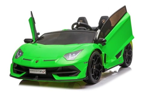 Auto na akumulator Lamborghini Aventador SX2028 Zielony LEAN CARS Auto na akumulator Lamborghini Aventador SX2028 Zielony LEAN CARS