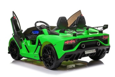 Auto na akumulator Lamborghini Aventador SX2028 Zielony LEAN CARS Auto na akumulator Lamborghini Aventador SX2028 Zielony LEAN CARS