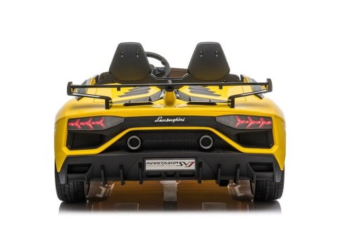 Auto na akumulator Lamborghini Aventador SX2028 Żółty LEAN CARS Auto na akumulator Lamborghini Aventador SX2028 Żółty LEAN CARS