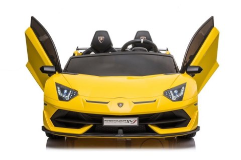 Auto na akumulator Lamborghini Aventador SX2028 Żółty LEAN CARS Auto na akumulator Lamborghini Aventador SX2028 Żółty LEAN CARS