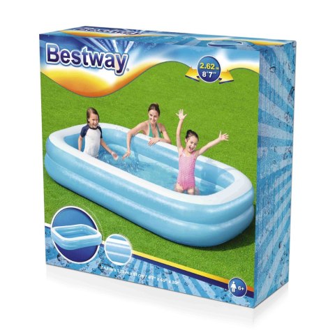 Basen dmuchany rodzinny 262 x 175 x 51 cm Bestway 54006 Bestway Basen dmuchany rodzinny 262 x 175 x 51 cm Bestway 54006 Bestway