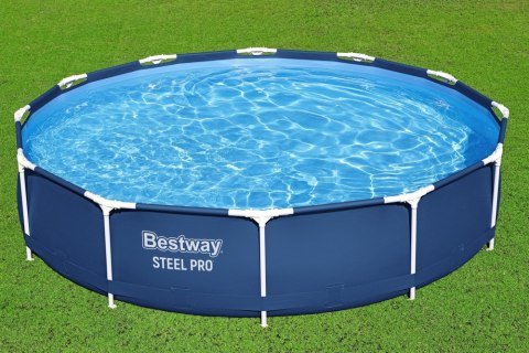 Basen ogrodowy stelażowy 366 x 76 cm zestaw Bestway 56681 Bestway Basen ogrodowy stelażowy 366 x 76 cm zestaw Bestway 56681 Bestway