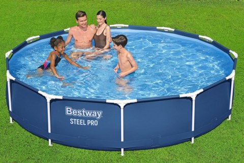 Basen ogrodowy stelażowy 366 x 76 cm zestaw Bestway 56681 Bestway Basen ogrodowy stelażowy 366 x 76 cm zestaw Bestway 56681 Bestway