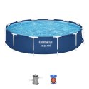 Basen ogrodowy stelażowy 366 x 76 cm zestaw Bestway 56681 Bestway