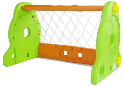 Bramka Piłkarska Dla Dzieci Zielono Pomarańczowa LEAN Toys Bramka Piłkarska Dla Dzieci Zielono Pomarańczowa LEAN Toys