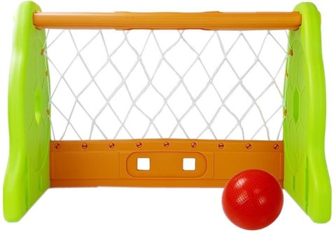 Bramka Piłkarska Dla Dzieci Zielono Pomarańczowa LEAN Toys Bramka Piłkarska Dla Dzieci Zielono Pomarańczowa LEAN Toys