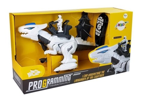 Dinozaur Tyranozaur Robot Interaktywny Zdalnie Sterowany K18 Programowanie Biały LEAN Toys Dinozaur Tyranozaur Robot Interaktywny Zdalnie Sterowany K18 Programowanie Biały LEAN Toys