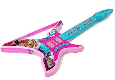 Gitara Elektryczna ze Światłami i Dźwiękami Różowa 62 cm LEAN Toys Gitara Elektryczna ze Światłami i Dźwiękami Różowa 62 cm LEAN Toys