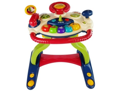 Interaktywny Chodzik Tablica Kierownica 3 w 1 Dźwięk Melodie Telefon Zwierzątka Dla Niemowląt LEAN Toys Interaktywny Chodzik Tablica Kierownica 3 w 1 Dźwięk Melodie Telefon Zwierzątka Dla Niemowląt LEAN Toys