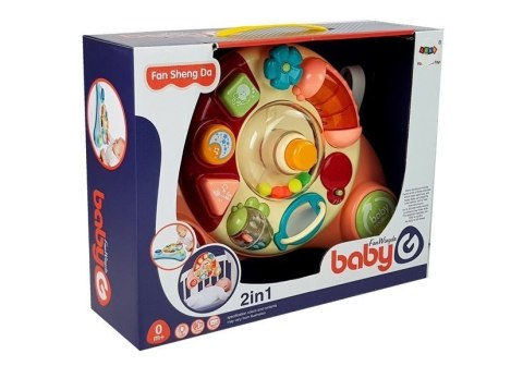 Interaktywny Panel Zabawka dla Niemowląt Muzyka Odgłosy Zwierząt Różowa LEAN Toys Interaktywny Panel Zabawka dla Niemowląt Muzyka Odgłosy Zwierząt Różowa LEAN Toys