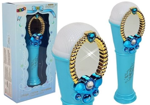 Magiczne Lustro Z Mikrofonem Niebieskie USB Światła LEAN Toys Magiczne Lustro Z Mikrofonem Niebieskie USB Światła LEAN Toys