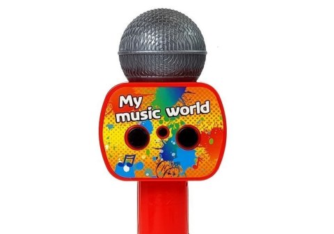 Mikrofon Dziecięcy Bezprzewodowy Karaoke Głośnik Bluetooth Czerwony LEAN Toys Mikrofon Dziecięcy Bezprzewodowy Karaoke Głośnik Bluetooth Czerwony LEAN Toys