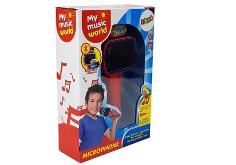 Mikrofon Dziecięcy Bezprzewodowy Karaoke Głośnik Bluetooth Czerwony LEAN Toys Mikrofon Dziecięcy Bezprzewodowy Karaoke Głośnik Bluetooth Czerwony LEAN Toys