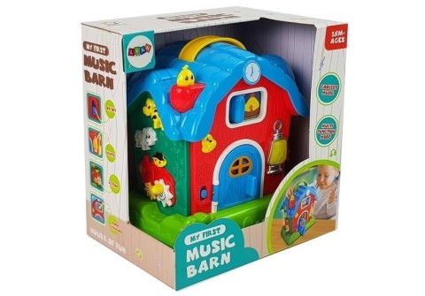 Muzyczna Stodoła Zwierzęta Gospodarstwo Dźwięki Muzyka Czerwona LEAN Toys Muzyczna Stodoła Zwierzęta Gospodarstwo Dźwięki Muzyka Czerwona LEAN Toys