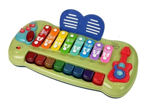 Pianinko Cymbałki Dla Niemowląt Podświetlane Klawisze Muzyka LEAN Toys Pianinko Cymbałki Dla Niemowląt Podświetlane Klawisze Muzyka LEAN Toys