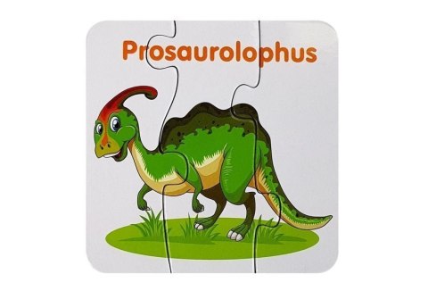 Puzzle Edukacyjne Dinozaury Angielski 10 Połączeń LEAN TOYS Puzzle Edukacyjne Dinozaury Angielski 10 Połączeń LEAN TOYS