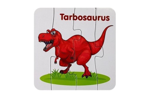Puzzle Edukacyjne Dinozaury Angielski 10 Połączeń LEAN TOYS Puzzle Edukacyjne Dinozaury Angielski 10 Połączeń LEAN TOYS