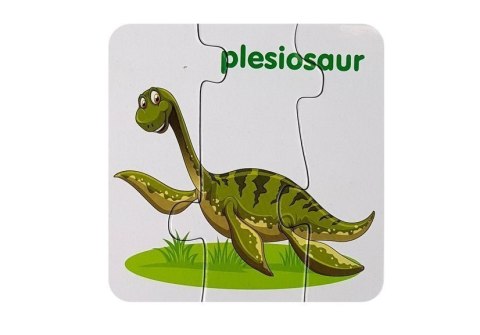 Puzzle Edukacyjne Dinozaury Angielski 10 Połączeń LEAN TOYS Puzzle Edukacyjne Dinozaury Angielski 10 Połączeń LEAN TOYS