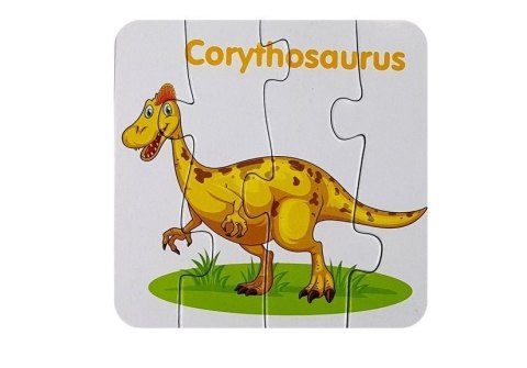 Puzzle Edukacyjne Dinozaury Angielski 10 Połączeń LEAN TOYS Puzzle Edukacyjne Dinozaury Angielski 10 Połączeń LEAN TOYS