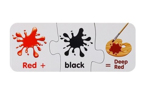 Puzzle Edukacyjne Kolory Angielski 10 Połączeń LEAN TOYS Puzzle Edukacyjne Kolory Angielski 10 Połączeń LEAN TOYS