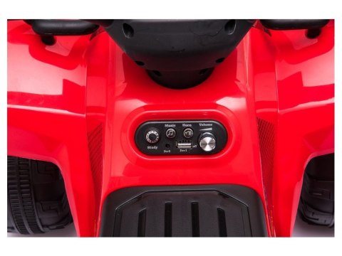 Quad na akumulator JS320 czerwony LEAN CARS Quad na akumulator JS320 czerwony LEAN CARS