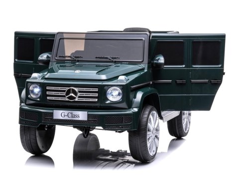 Samochód na akumulator Mercedes G500 Zielony LEAN CARS Samochód na akumulator Mercedes G500 Zielony LEAN CARS