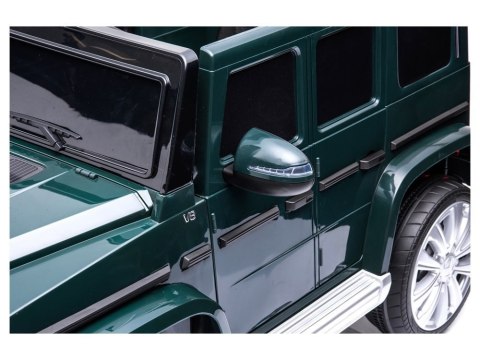 Samochód na akumulator Mercedes G500 Zielony LEAN CARS Samochód na akumulator Mercedes G500 Zielony LEAN CARS