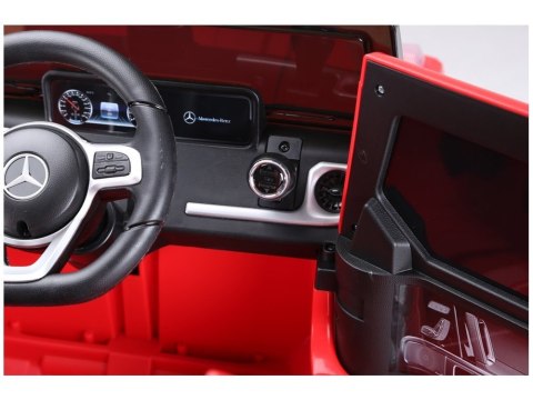 Samochód na akumulator Mercedes G500 czerwony LEAN CARS Samochód na akumulator Mercedes G500 czerwony LEAN CARS