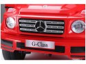 Samochód na akumulator Mercedes G500 czerwony LEAN CARS