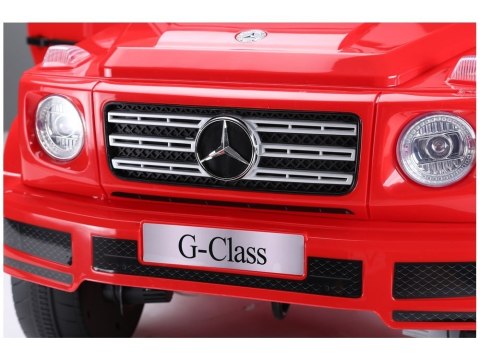 Samochód na akumulator Mercedes G500 czerwony LEAN CARS Samochód na akumulator Mercedes G500 czerwony LEAN CARS