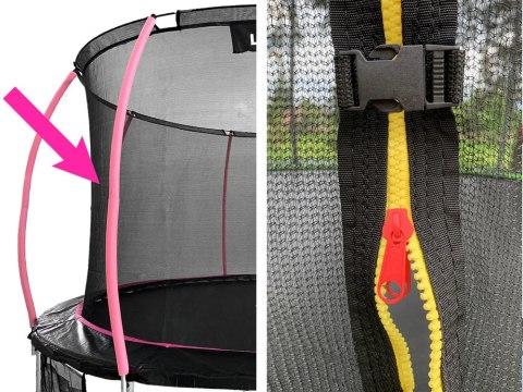 Siatka Wewnętrzna do Trampoliny Sport Max 14ft Różowa LEAN Sport Siatka Wewnętrzna do Trampoliny Sport Max 14ft Różowa LEAN Sport