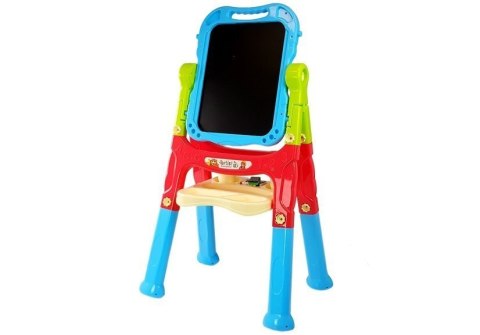 Tablica Magnetyczna Kredowa 2w1 Niebiesko-Czerwona Akcesoria LEAN Toys Tablica Magnetyczna Kredowa 2w1 Niebiesko-Czerwona Akcesoria LEAN Toys