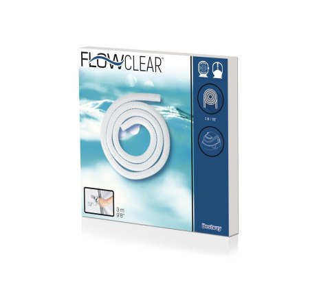 WĄŻ RURA DO POMPY BASENOWEJ 32 mm 3 m - BESTWAY 58369 Bestway WĄŻ RURA DO POMPY BASENOWEJ 32 mm 3 m - BESTWAY 58369 Bestway